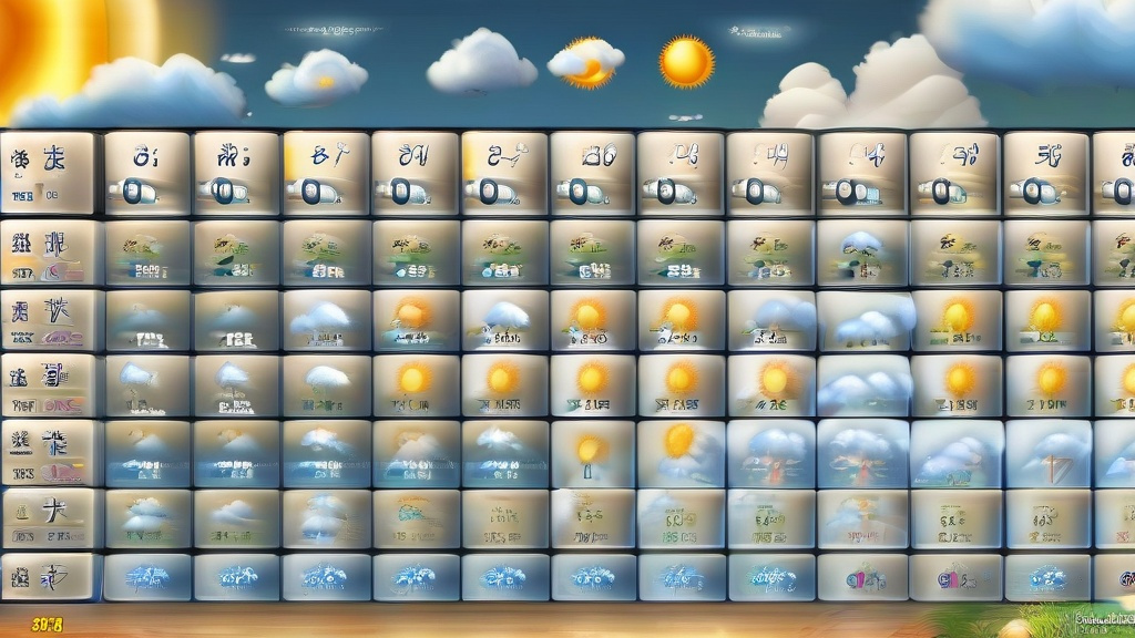 节假日天气指南：解码多云、晴天与雷电的奥秘