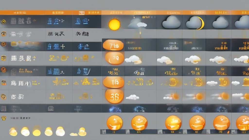 全国省市天气预报：大风、台风与多云天气解析