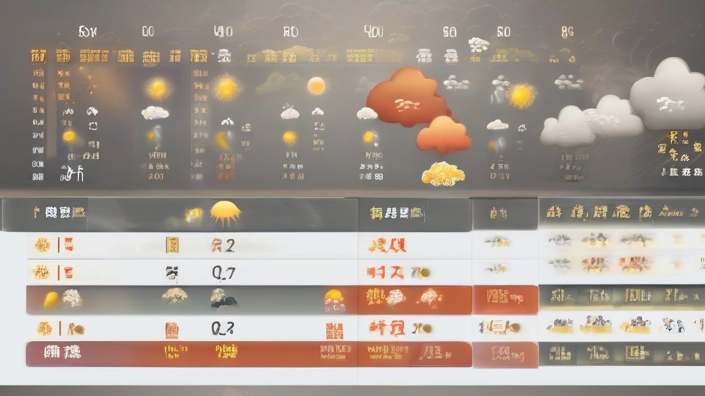 暴雨、降温与多云：解码天气预报中的关键信号